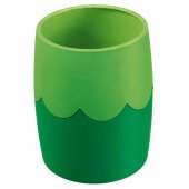 Подставка-органайзер (стакан для ручек) СТАММ, двуцветный, зеленый