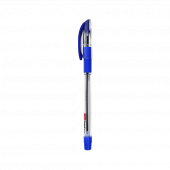 Ручка шариковая Cello "Speed Plus" 0,7мм, пластиковый прозрачный корпус, синий стержень