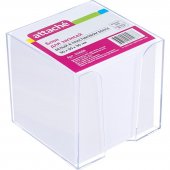 Блок для записей непроклеенный ATTACHE «Premium», куб 9 × 9 × 9 см, белый, в боксе