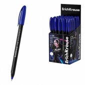 Ручка шариковая ErichKrause U-108 Stick Black Edition 1.0, Ultra Glide Technology, цвет чернил синий