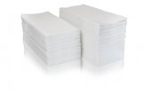 Полотенца бумажные V-укладки 100% целлюлоза, 200листов, 33г/м белые 220*230мм