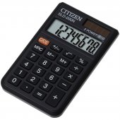Калькулятор карманный CITIZEN SLD-200N, 8 разрядов, серый