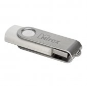 Флеш-накопитель USB Mirex SWIVEL WHITE, 16Гб