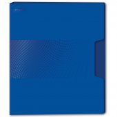 Папка с боковым зажимом Attache "Digital", А4, 450 мкм, корешок 18 мм, синяя