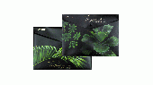 Папка-конверт на кнопке "deVENTE. Tropicana"А5, (240х180мм) 180мкм, тиснение фольгой, 2 дизайна ассорти