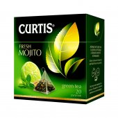Чай зеленый  Curtis "Fresh Mojito", 25 пирамидок