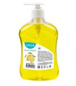 Мыло жидкое Vega "Лимон", дозатор 500мл