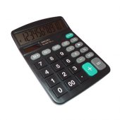 Калькулятор Deli, 12разрядный, черный 182×142×45 мм DL-838 