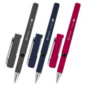 Ручка шариковая с грипом BRAUBERG «VIVID», СИНЯЯ, SOFT TOUCH покрытие, узел 0,7 мм, линия письма 0,35 мм Ручка шариковая с грипом BRAUBERG «VIVID», СИНЯЯ, SOFT TOUCH покрытие, узел 0,7 мм, линия письма 0,35 мм