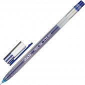 Ручка гелевая Attache "Free ink", 0,35 мм, стержень синий, корпус прозрачный
