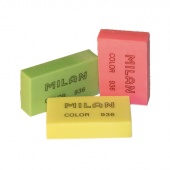 Ластик «Color 936», 39 × 23 × 9 мм, ассорти