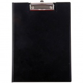 Папка-планшет Berlingo, с верхним прижимом и крышкой, А4, пластик, черный