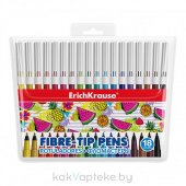 Фломастеры Erich Krause ArtBerry® Super Washable 18 цветов 