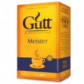 Кофе молотый GUTT «Meister», натуральный, 250 г, вакуумная упаковка