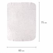Тряпка для мытья пола 60×75 см, плотн. 200 г/м2, 50% вискоза, 40% хлопок, 10% п/э, светлая, «Премиум» LAIMA