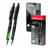 Ручка шариковая автоматическая ErichKrause MEGAPOLIS® Matic&Grip 0.7, Super Glide Technology, цвет чернил черный (в коробке по 12шт)