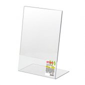 Подставка настольная для рекламных материалов ВЕРТИКАЛЬНАЯ (210×297мм), А4, односторонняя, STAFF