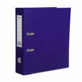 Папка-регистратор А4 80мм фиолетовый ПВХ LAMARK600 метал.окантовка/карман, собранный  