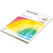 Бумага MAESTRO COLOR, цветная, А4, 80 г/м2, 250 л., набор насыщенный