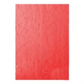 Задняя обложка для переплета Office Kit А4, комплект 100 шт., тиснение под кожу, картон 230 г/м², красная