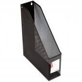 Лоток вертикальный для бумаг Berlingo «Steel&Style», ширина 72 мм, металлический, сетка, черный