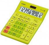 Калькулятор настольный Casio GR-12, 12 разрядов, салатовый