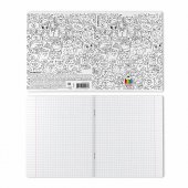 Тетрадь общая ученическая ErichKrause Add Color. Animals, 48 листов, клетка