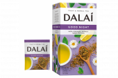 Чайный напиток "DALAI" конв. 25 пак*1.5гр*24 "Good night" с мятой, ромашкой, мелиссой, цедрой лимона