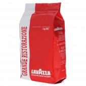 Кофе в зернах LAVAZZA «Grande Ristorazionne Rossa», натуральный, 1000 г, вакуумная упаковка