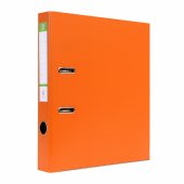 Папка-регистратор YesЛи, А4, с покрытием из ПВХ/ЭКО, 75 мм, оранжевая