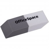 Ластик OfficeSpace, 41 × 14 × 8 мм, прямоугольный, скошенный, комбинированный