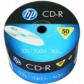 Диск CD-R HP 52x 700МБ, по 50 штук