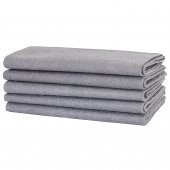 Салфетка КОРЕЙСКАЯ УМНАЯ для дома и авто УБОРКА БЕЗ РАЗВОДОВ, 30х40 см, НАБОР 5 штук, УНИВЕРСАЛЬНАЯ, LAIMA