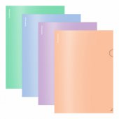 Папка-уголок пластиковая ErichKrause Matt Pastel Bloom, A4, непрозрачный, ассорти