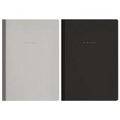 Тетрадь А4 96 л. BRAUBERG, на сшивке с корешком, клетка, обложка картон, "Minimal Classic"