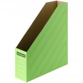 Накопитель-лоток архивный OfficeSpace, микрогофрокартон, 75 мм, зеленый