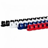 Пружина 25мм белая пластиковая уп/50шт