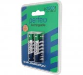 Аккумулятор PERFEO AA 2500mAh 1,2V 2BL  (поштучно)