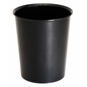 Корзина для мусора СТАММ, цельная, 14 литров, черная