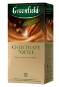Чай черный "Гринфилд Шоколад Тоффи', байховый, ароматизированный, с карамелью и какаовеллой 1,5 г*25