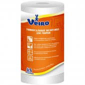 Салфетки универсальные для уборки Veiro, 25×30 см, 45 шт., в рулоне