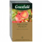 Чай зеленый Greenfield "Mellow Peach", байховый, 25 пакетиков