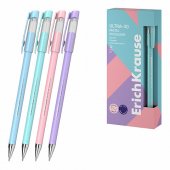 Ручка шариковая ErichKrause ULTRA-30 Stick&Grip Pastel 0.7, Super Glide Technology, цвет чернил синий