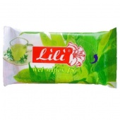 Салфетки влажные «LILI», 15шт., аромат зеленый чай