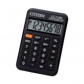 Калькулятор карманный CITIZEN LC-110N, 8 разрядов, черный