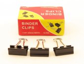 Зажимы для бумаг 32мм черные, 12 шт Binder clips