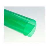 Обложки для переплета пластик А4 прозрач., зеленые, 200 мкм, US-0.2mm 100шт  