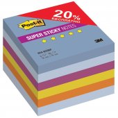 Блок самоклеящийся Post-It «Super Sticky. Воздух Плюс», 76 × 76 мм, 540 л., 5 цветов