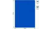 Папка-уголок А4 Бюрократ E310N/1BLU A4 непрозрачный пластик 180мкм, цвет синий
