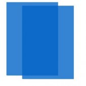 Лицевая обложка для переплета STARBIND, А4, комплект 100 шт., пластик, 150 мкм, тонированная голубая